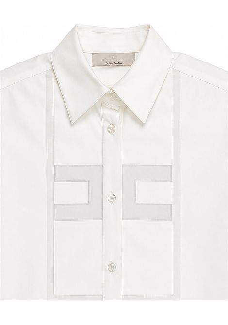 Camicia con logo ELISABETTA FRANCHI KIDS | EFCA296 0 CA2350004